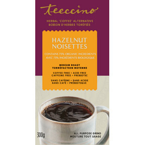 Teeccino, Hazelnut Chicory Herbal Coffee - 300g