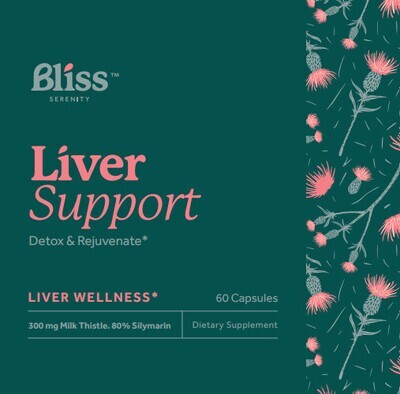 Bliss Serenity, Kosher Liver Support, Detox & Rejuvenate - 60 Vegetarian Capsules
