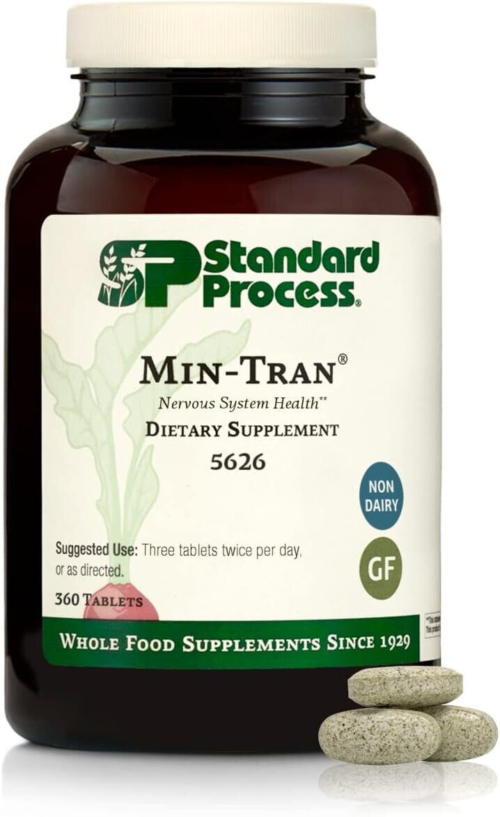 Standard Process, Min-Tran, Nervous System (5626) - 360 Tablets