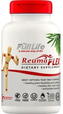 Full Life, Reuma-Art Flex with Collagen - 120 Vegetarian Capsules