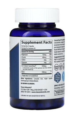 Trace Minerals, ConcenTrace, Trace Mineral Capsules - 90 Capsules