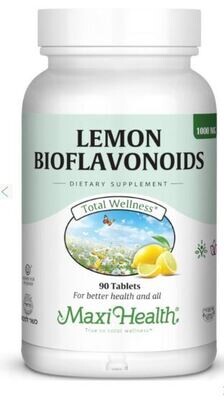 Maxi Health, Kosher Lemon Bioflavonoids 1000mg - 90 Tablets - Kosher for Passover