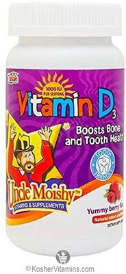 Uncle Moishy, Vitamin D3, Gummies, Berry Flavor - 120 Jellies