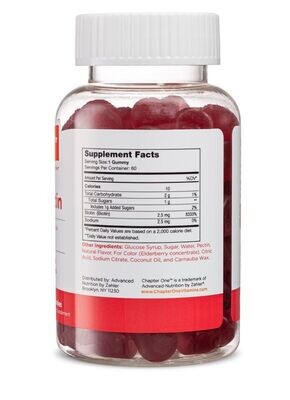Chapter one by Zahlers, Kosher Gummy Biotin - 60 Gummies