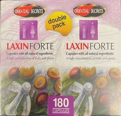 Orientel Secrets, Sodot Hamizrach, Laxin Forte - 180 Box of 2x90 Vegetarian Capsules