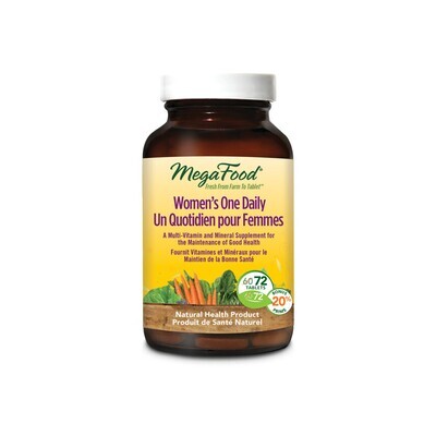 MegaFood, Kosher Women's Multi One Daily - 72 Tablets