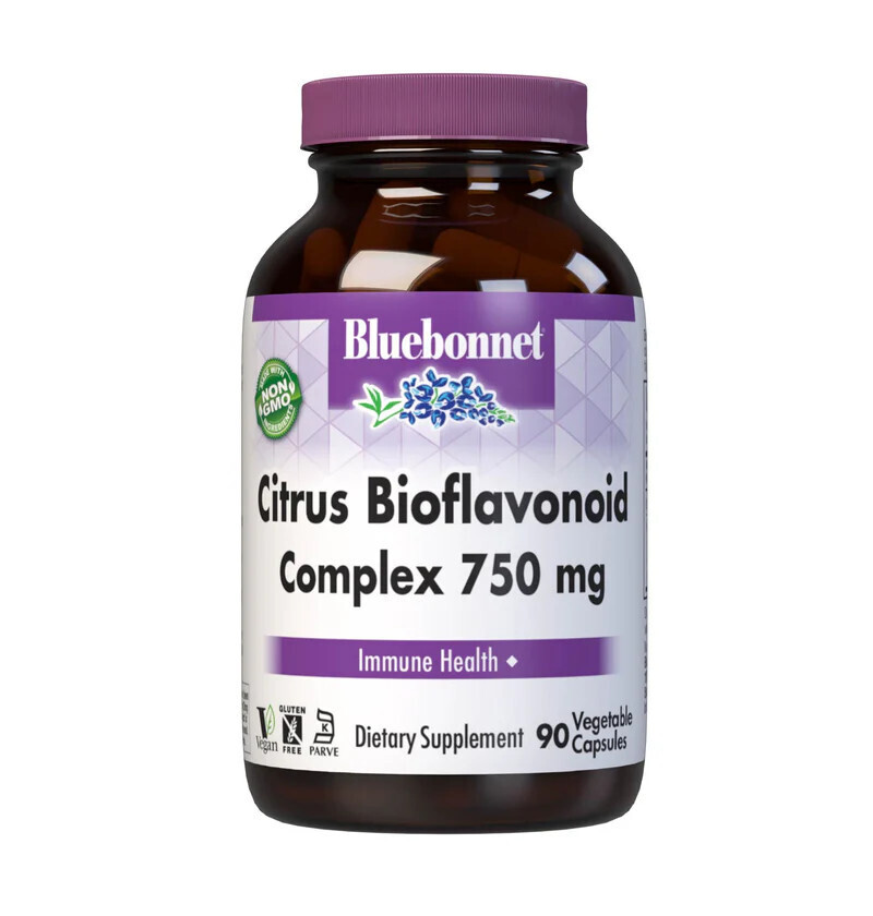 Bluebonnet, Kosher CITRUS BIOFLAVONOID COMPLEX 750mg, For Immune Health - 90 Vegetarian Capsules