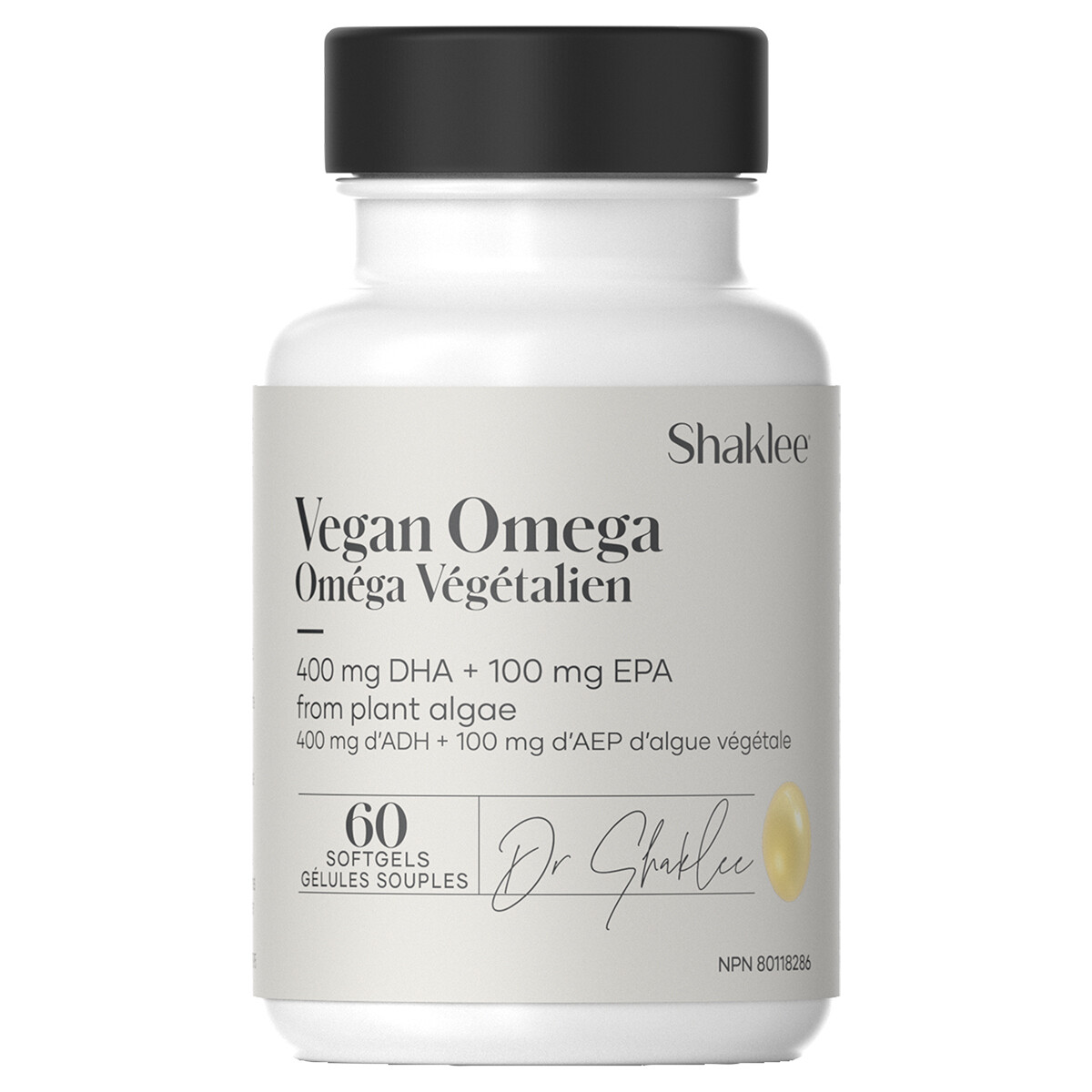 Shaklee, Vegan Omega 3 (from marine lgae), Plant Based - 60 Softgels