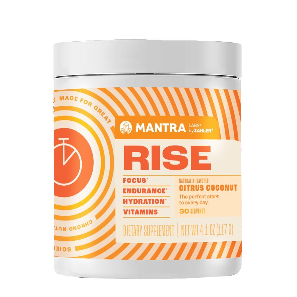 Mantra by Zahlers, Kosher RISE Powder, Energy, Citrus Coconut Flavor -  4.1 oz (117 g)