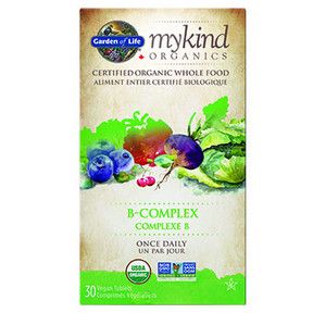 Garden of Life, Mykind Organics B Complex- 30 Vegetarian Capsules