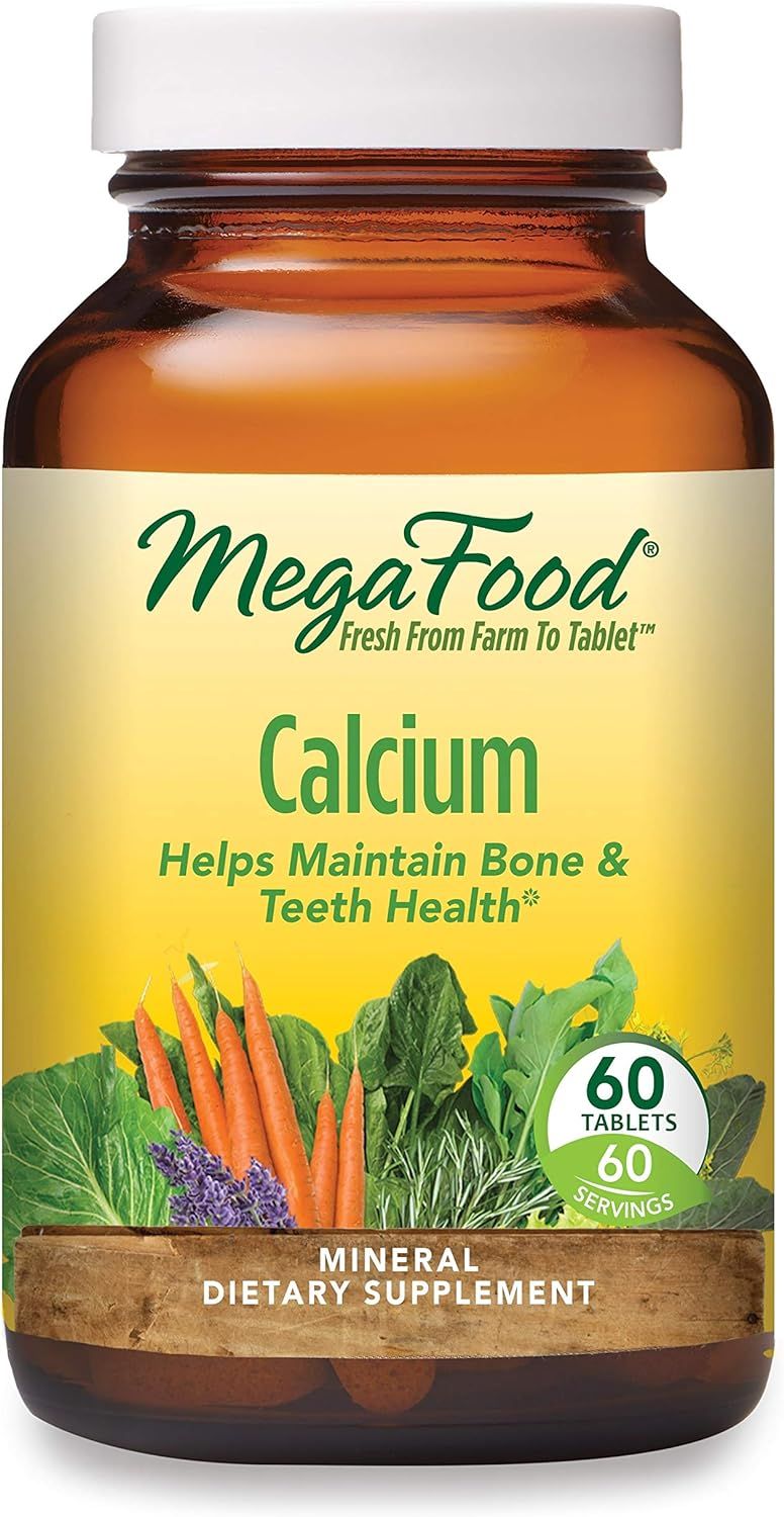 MegaFood, Kosher  Calcium &amp; Magnesium - 60 Tablets