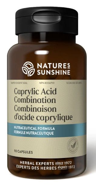 Nature&#39;s Sunshine, Kosher Caprylic Acid  - 90 Vegetarian Capsules
