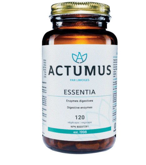 Actumus, Kosher Essentia, Digestive enzymes - 120 Vegetarian Capsules