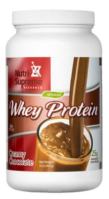 Nutri Supreme, Kosher  Whey Protein Powder, Creamy Chocolate Flavor - 2 Lb. (907g)