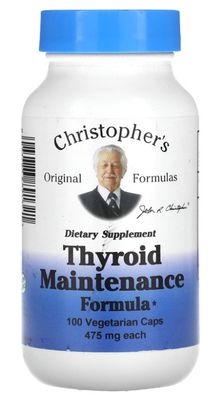 Dr. Christopher&#39;s, Thyroid Maintenance - 100 Vegetarian Capsules