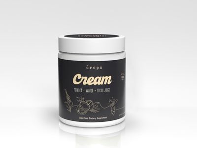 Crops, Kosher Cream - Your Daily Nourishment In A Cup, Powder - Water - Fresh Juice, 7 Oz (200g)