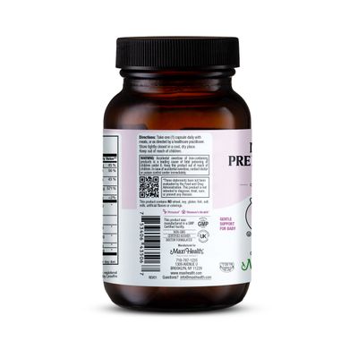 Maxi Health, Kosher METHYL PRENATAL DHA, One-A-Day - 60 Liquid Capsules