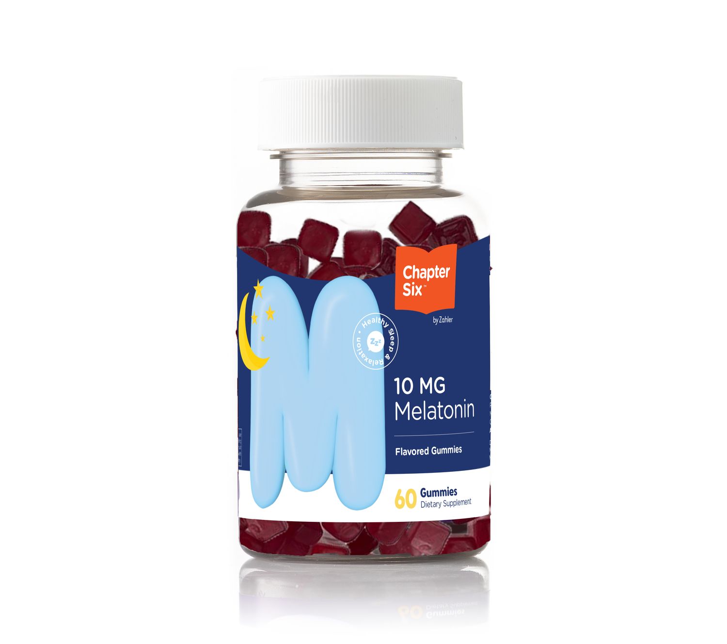 Zahler, Chapter Six, Kosher Melatonin 10 mg, Flavored- 60 Gummies