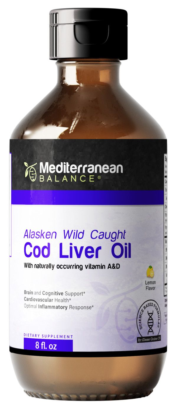 Mediterranean Balance, Kosher Cod Liver Oil, Lemon Flavor, Liquid - 8 fl. oz - WE DONT BRING IN THIS ONE, WE BRING IN THE NUTRI SUPREME INSTEAD! IT IS EXACTLY THE SAME!