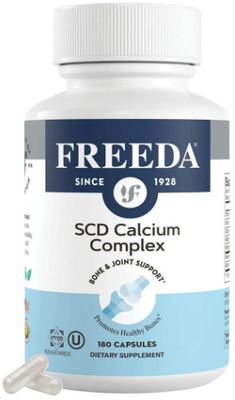 Freeda, Kosher SCD Calcium Complex, Bone &amp; Joint Support - 180 Vegetarian Capsules