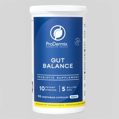 ProDermix, Kosher GUT BALANCE Basic Probiotic 5 Billion CFU - 90 Vegetarian Capsules