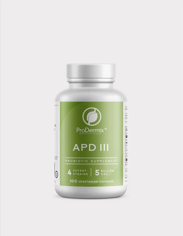 ProDermix, Kosher  APD III, 5 Billion CFU&#39;s, Probiotic Supplement - 100 Vegetarian Capsules