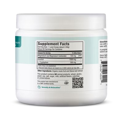 Maxi Health, Kosher Sleep O Powder, Magnesium, Inositol &amp; L-Tryptophan - 4.4oz (125g)