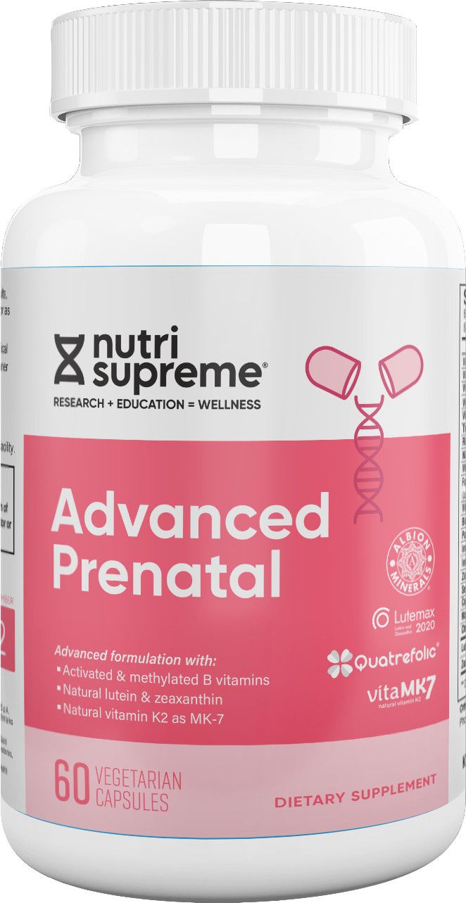 Nutri Supreme, Kosher Advanced Prenatal - 60 Vegetarian Capsules
