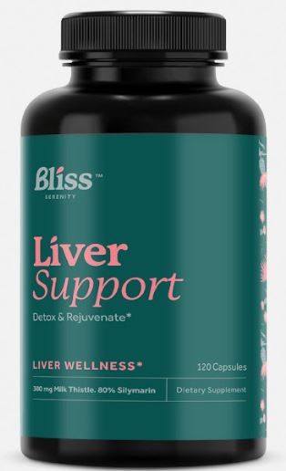 Bliss Serenity, Kosher Liver Support, Detox &amp; Rejuvenate - 120 Vegetarian Capsules