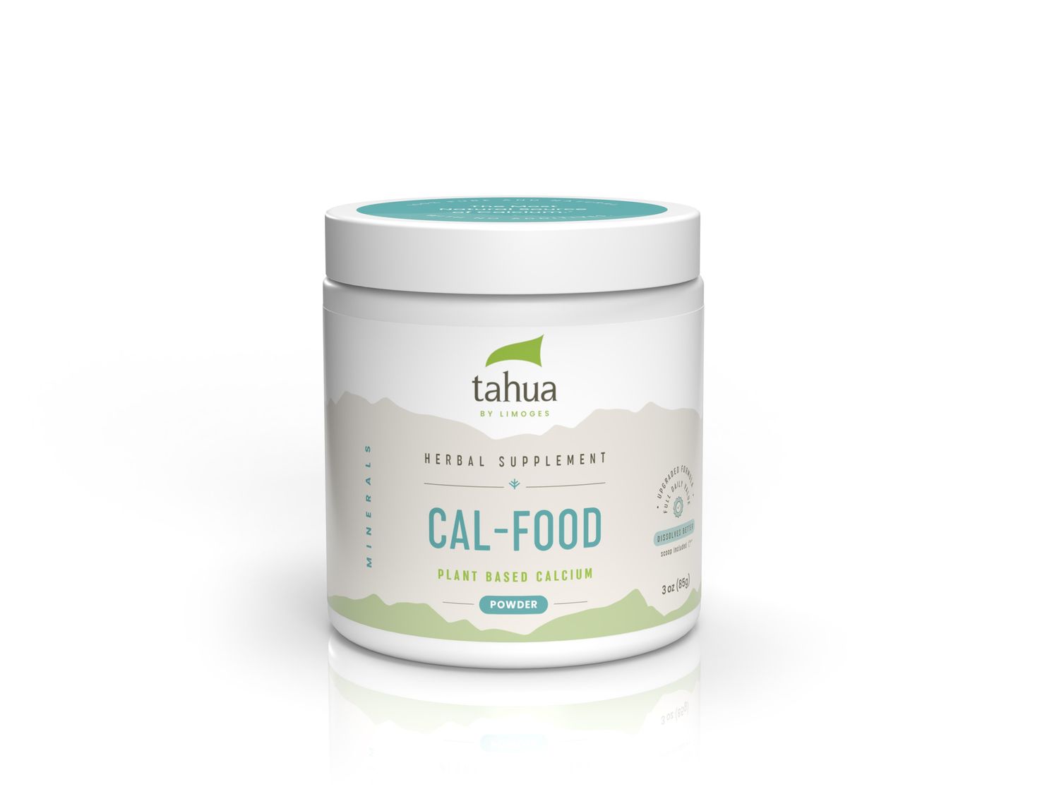 Tahua, CAL-FOOD Powder, Plant-sourced Calcium &amp; Magnesium (C-FOOD) - 3 oz. &quot;Powder&quot;