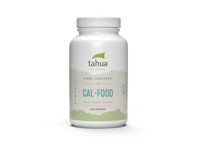 Tahua, Kosher CAL-FOOD, Plant-sourced Calcium &amp; Magnesium (C-FOOD) - 240 Vegetarian Capsules