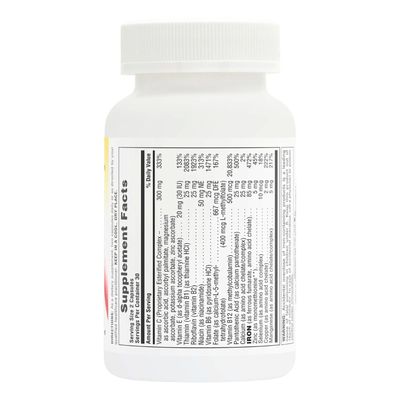 Natures Plus, HEMA-PLEX IRON With Essential Nutrients For Healthy Red Blood Cells - 60 Fast-Acting Vegetarian Capsules