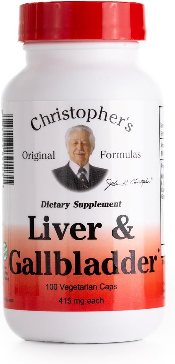 Dr. Christopher’s, Liver &amp; Gallbladder 415mg - 100 Vegetarian Capsules