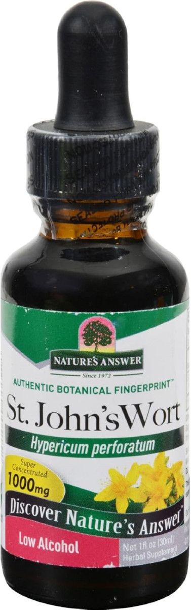 Natures Answer, Kosher  St. John&#39;s Wort - 1,000 mg 1 oz.