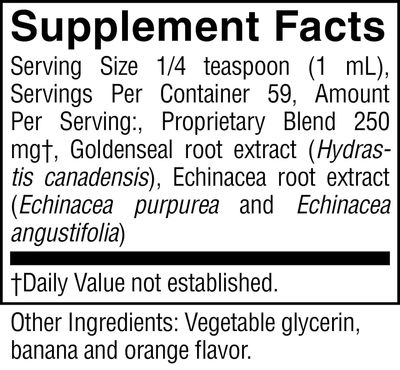 Nature's Sunshine, Kosher Echinacea, Goldenseal Extract, Liquid - 59 mL (2 fl. oz.)