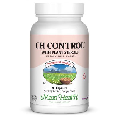 Maxi Health, Kosher CH Control, With Plant Sterols (Cholesterol Support) - 90 Vegetarian Capsules