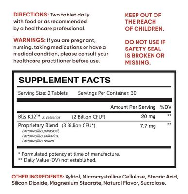 ProDermix, Kosher ENT Probiotic Chewable, Mixed Berry Flavor - 60 Chewable Tablets
