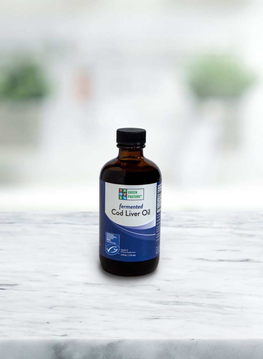 Green Pastures, Blue Ice, Fermented Cod Liver Oil, Non-Flavored, Liquid - 8 fl. oz. (237 mL)