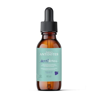 Actumus, Audrey's Antidotes, Kosher DENTIDOTES, Natural Grapes Flavor, For Inflammation &amp; Minor Irritation of the Mouth, Throat, &amp; Gums - 60ml