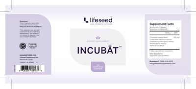 Lifeseed, Incubat, Fetal Sustainment Support - 120 Vegetarian Capsules