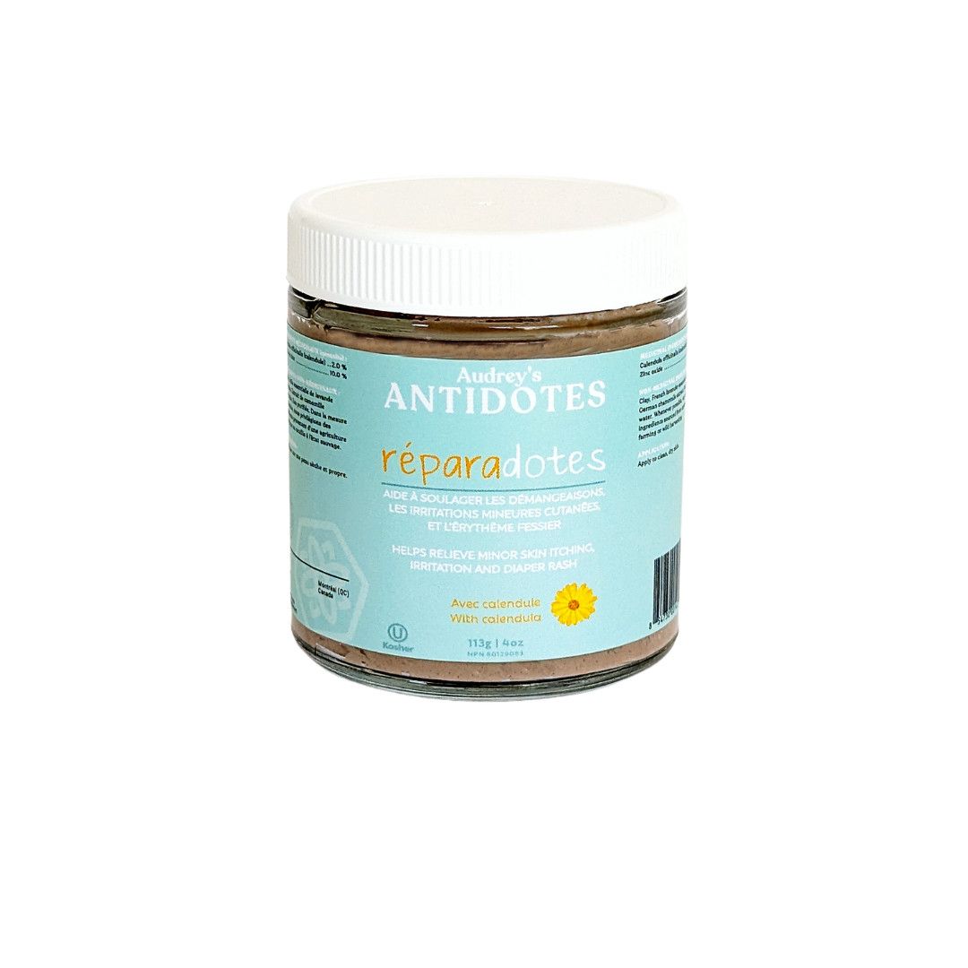 Actumus, Audrey&#39;s Antidotes, Kosher REPARADOTES, For Minor Skin Itching, Irritation &amp; Diaper Rash - 4oz (113g)