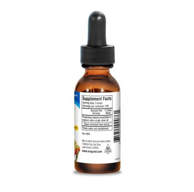 North American Herb &amp; Spice, Kosher Oil of Clove Buds CLOVANOL, Healthy Support for Teeth &amp; Gums, Liquid - 1 fl. oz (30 mL)