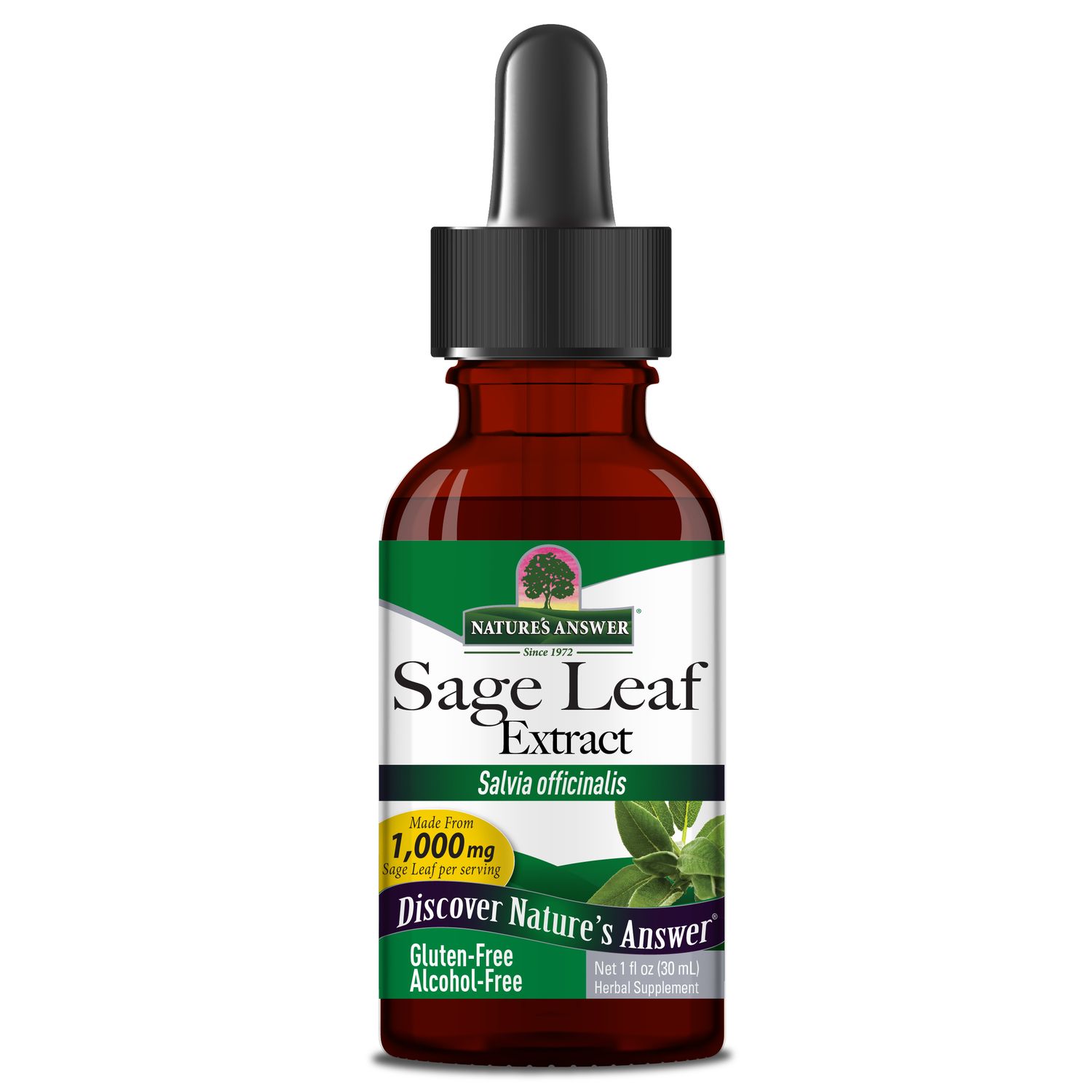 Natures Answer, Kosher Sage Leaf - 1 OZ.