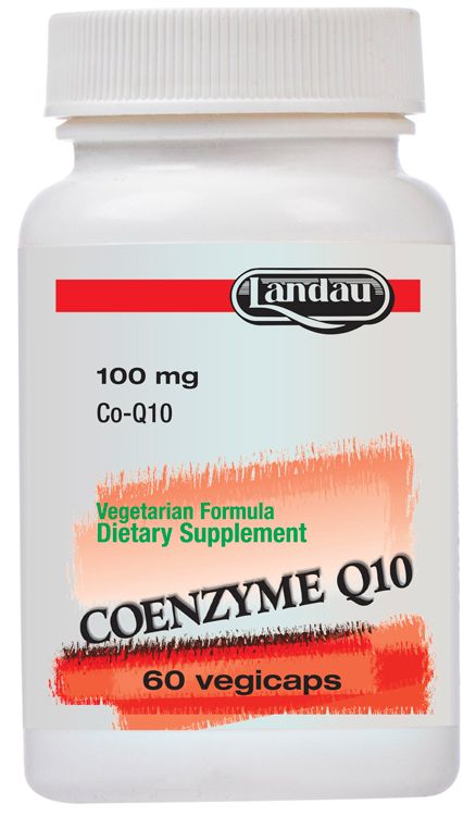Landau, Kosher COENZYME Q10 100 mg - 60 Vegetarian Capsules