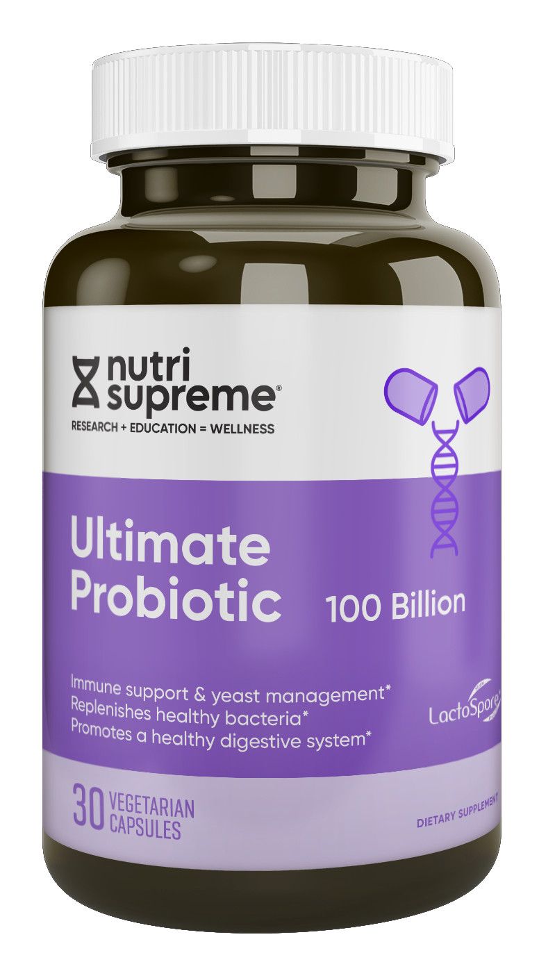 Nutri Supreme, Kosher  Ultimate Probiotic 100 Billion - 30 Vegetarian Capsules #142