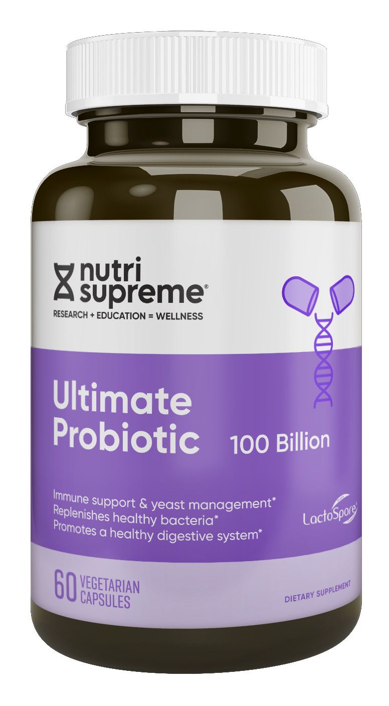Nutri Supreme, Kosher  Ultimate Probiotic 100 Billion - 60 Vegetarian Capsules #143