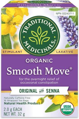 Traditional Medicinals, Organic Smooth Move - 20 Tea Bags