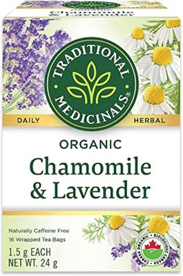Traditional Medicinals, Organic Chamomile with Lavender - 20 Tea Bags