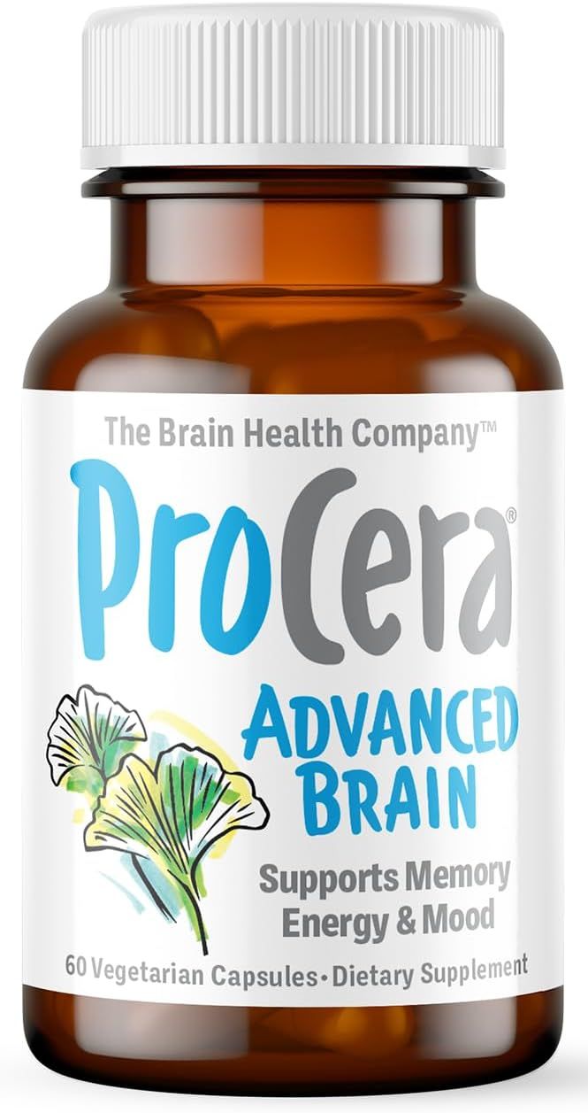 Procera, Advance Brain Health, Memory, Energy &amp; Mood Support - 60 Vegetarian Capsules