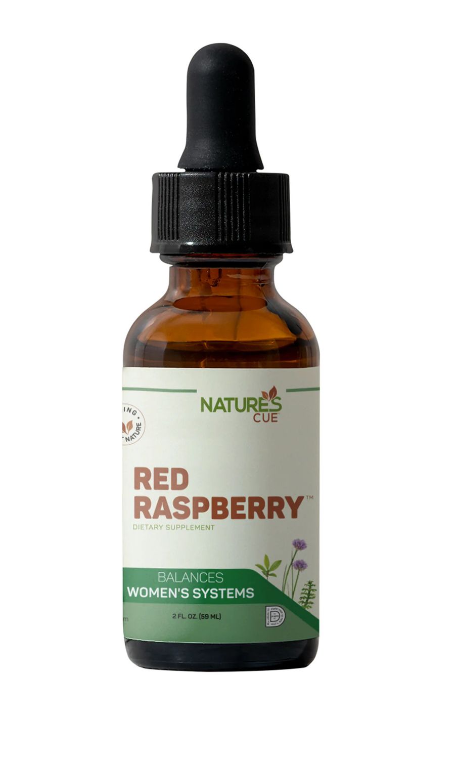 Natures Cue, Kosher Red Raspberry to Balance Women&#39;s Systems - 2 Oz